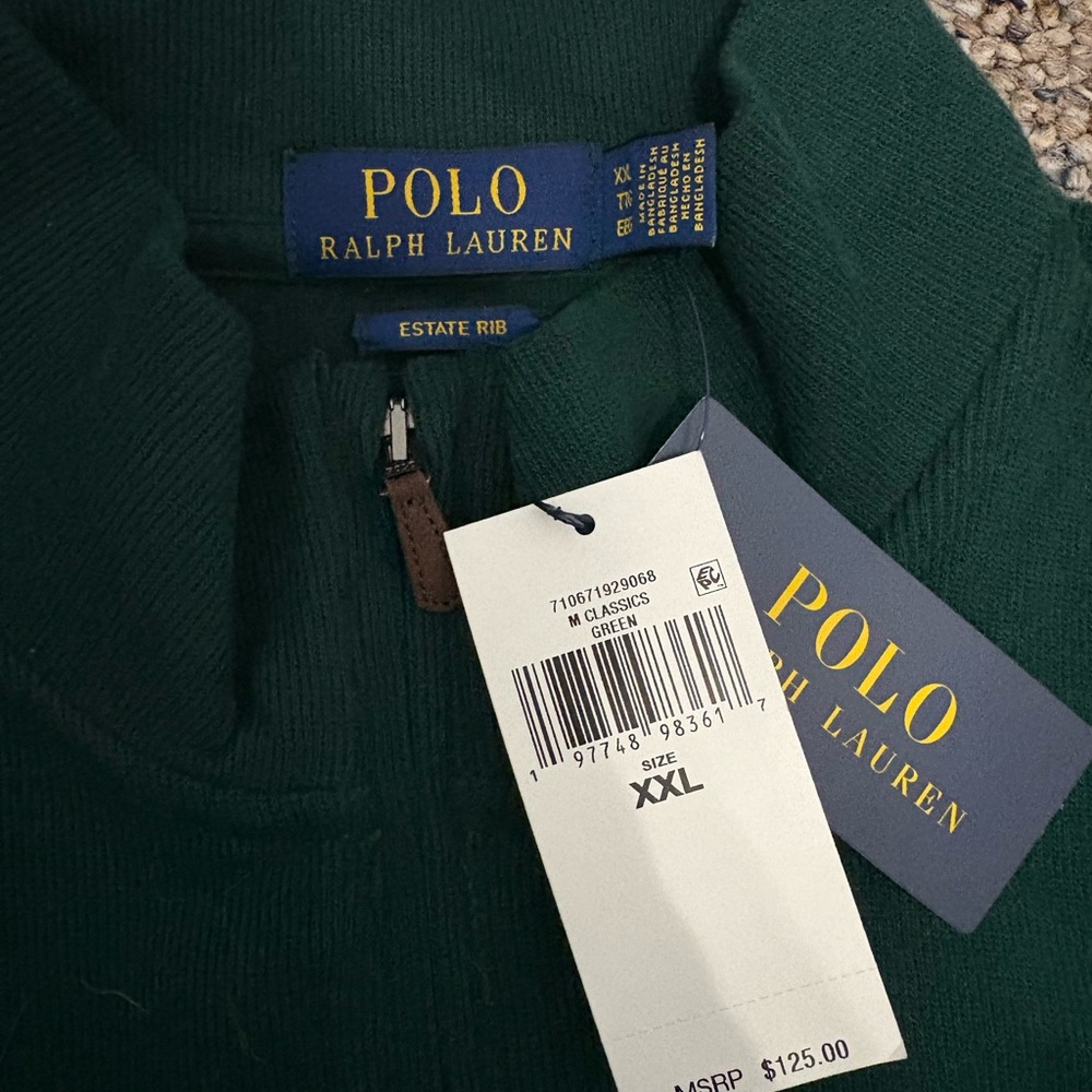 Polo by Ralph Lauren Green Sweater - Picture 2 of 2